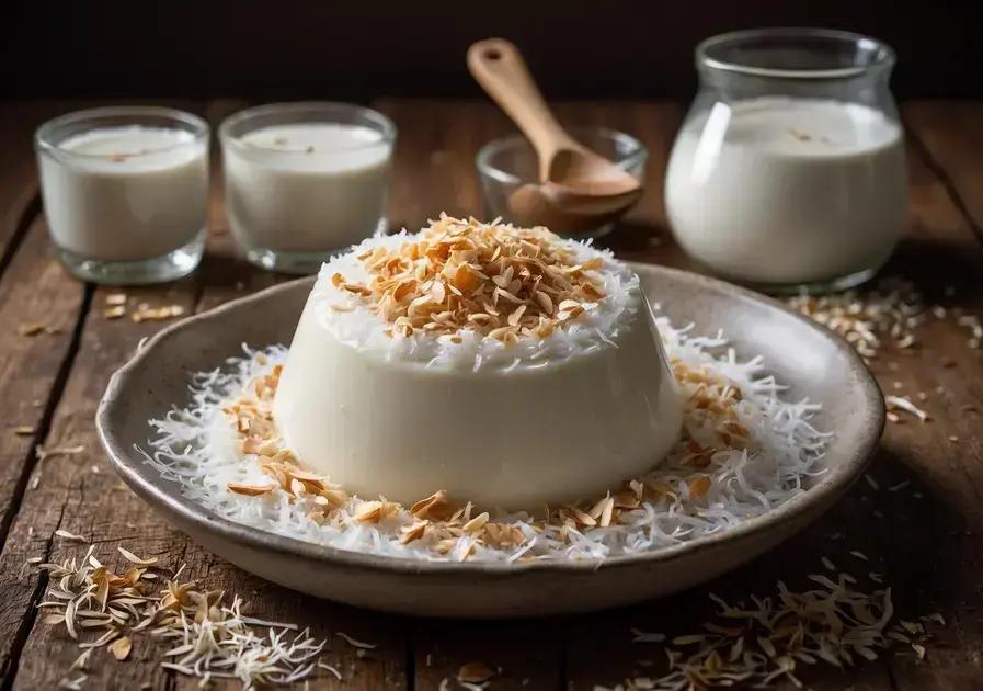 pudim de coco sem forno cremoso