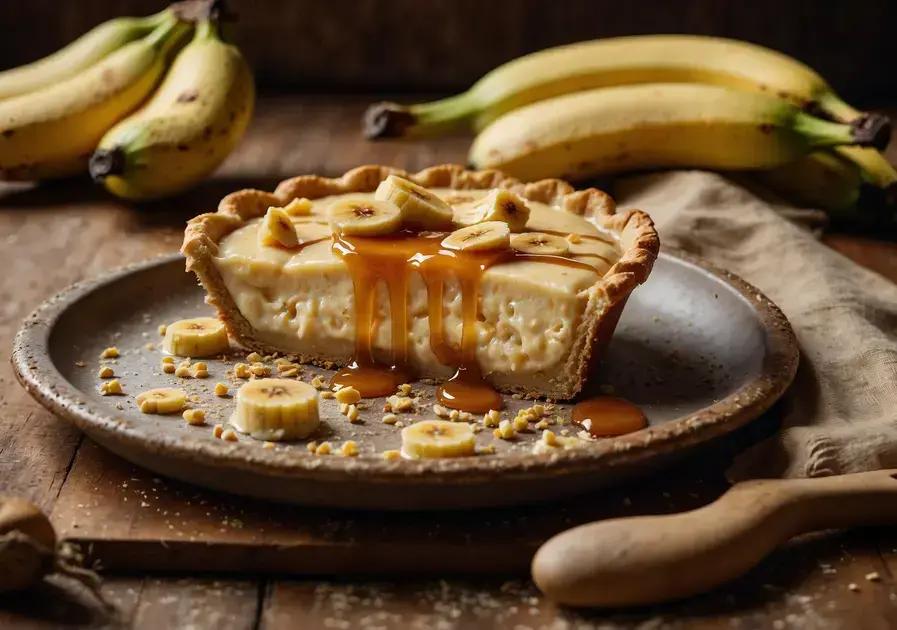 torta de banana caramelizada
