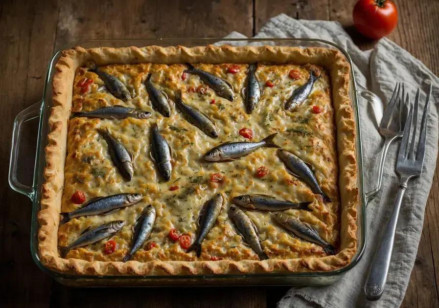 Torta de sardinha no liquidificador