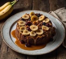 Bolo de Banana com Frutas e Rum: Receita Caseira Irresistível (Sem Lactose e com Opções Saudáveis)