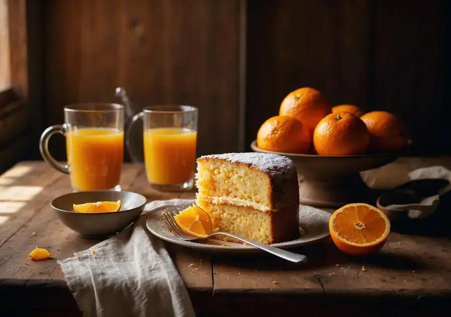 Bolo de laranja fofinho