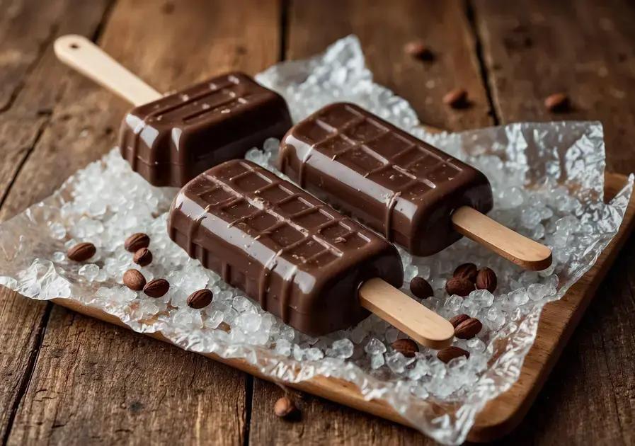 sacolé de chocolate cremoso