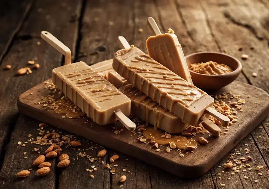 Sacolé de paçoca fit