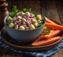 Guia Prático: Como Fazer Salada de Atum com Cenoura e Batata — Receita Saudável, Econômica e Rica em Sabor!