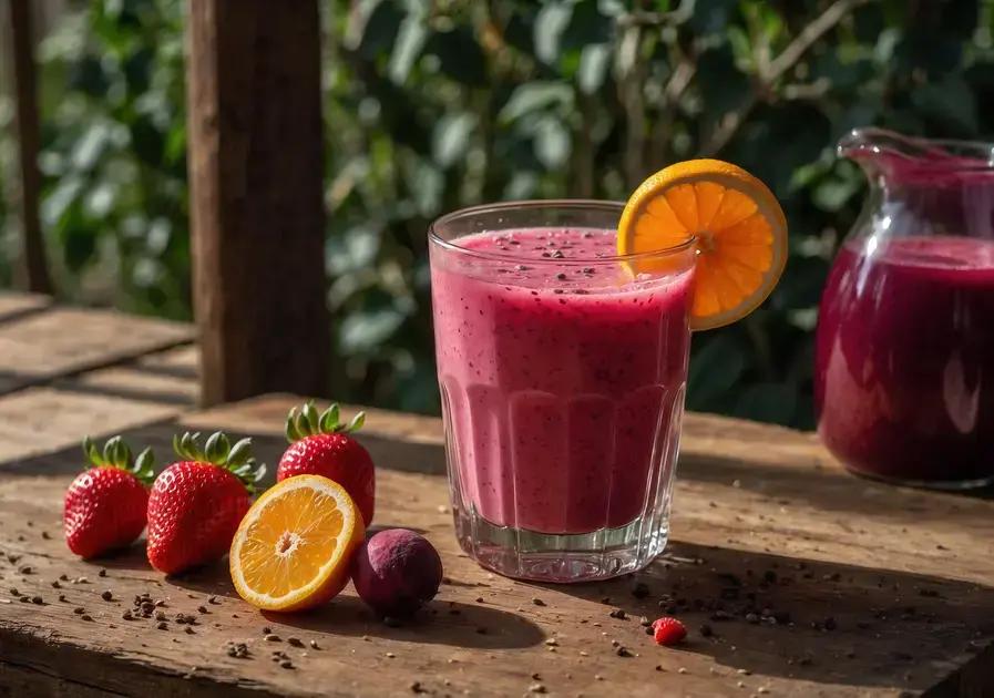 suco detox para pele